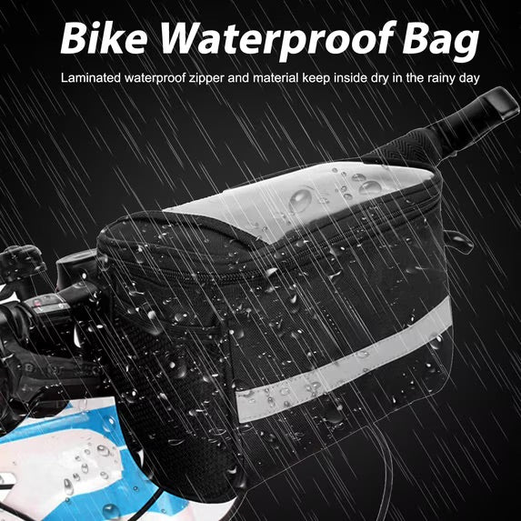 Bike Front Handlebar Bag, Waterproof Bicycle