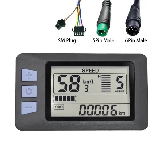 P3H LCD Display Meter Dashboard 24V